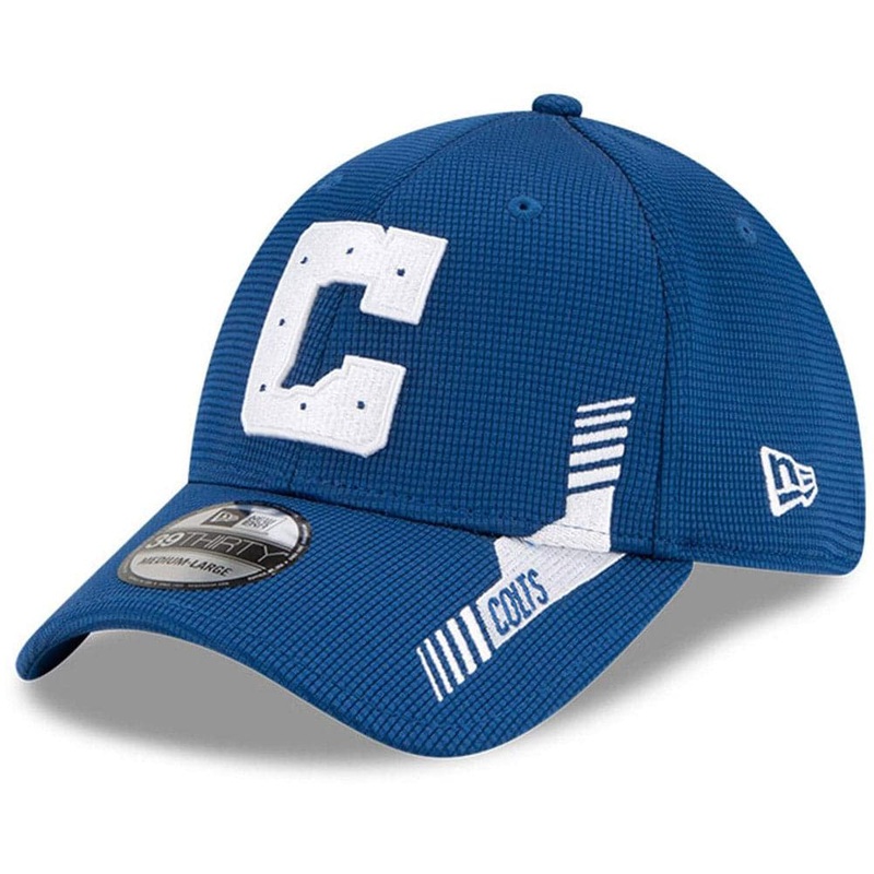 Indianapolis Colts New Era NFL 2021 Sideline Home ALT 39THIRTY Flex Fit Hat – Blue