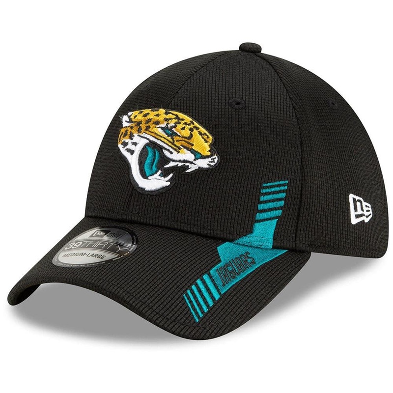 Jacksonville Jaguars New Era NFL 2021 Sideline Home 39THIRTY Flex Fit Hat – Black