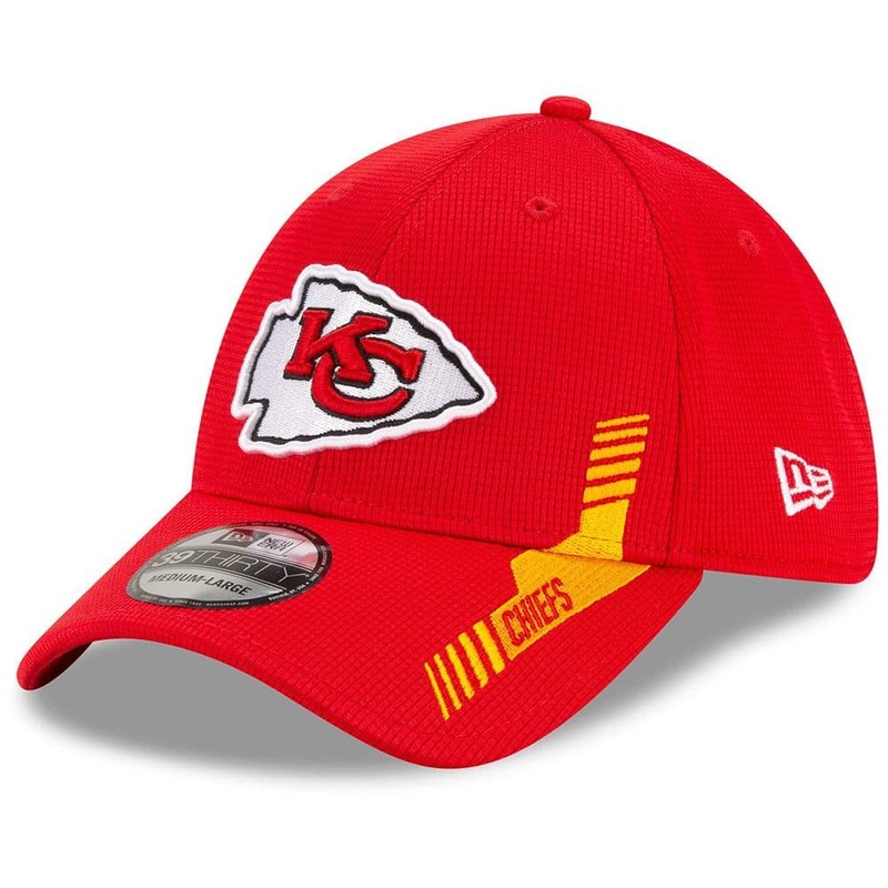 Kansas City Chiefs New Era NFL 2021 Sideline Home 39THIRTY Flex Fit Hat – Red