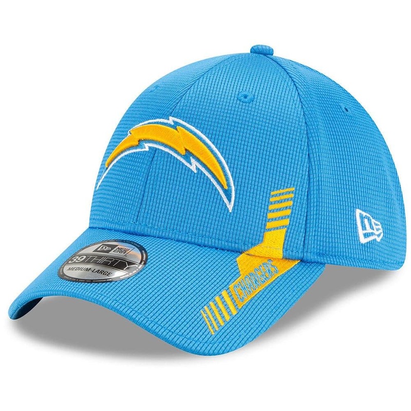 Los Angeles Chargers New Era NFL 2021 Sideline Home 39THIRTY Flex Fit Hat – Blue