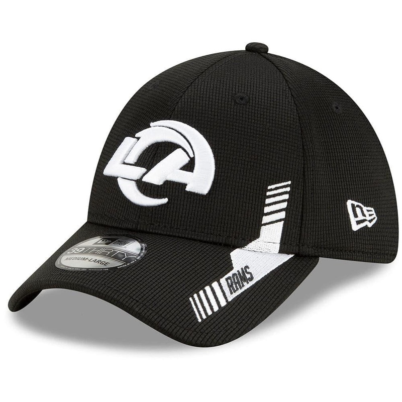 Los Angeles Rams New Era NFL 2021 Sideline Home 39THIRTY Flex Fit Hat – Black