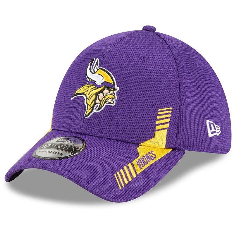 Minnesota Vikings New Era NFL 2021 Sideline Home 39THIRTY Flex Fit Hat – Purple