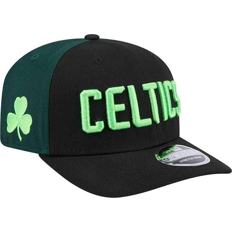 NBA Boston Celtics New Era 2024/25 City Edition 9SEVENTY Stretch Snapback Hat – Black