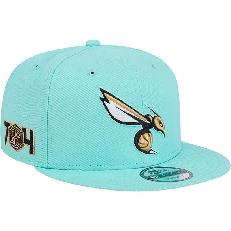 NBA Charlotte Hornets New Era 2024/25 City Edition Alternate 9FIFTY Snapback Hat – Gray