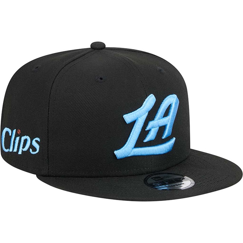 NBA Los Angeles Clippers New Era 2024/25 City Edition Alternate 9FIFTY Snapback Hat – Black
