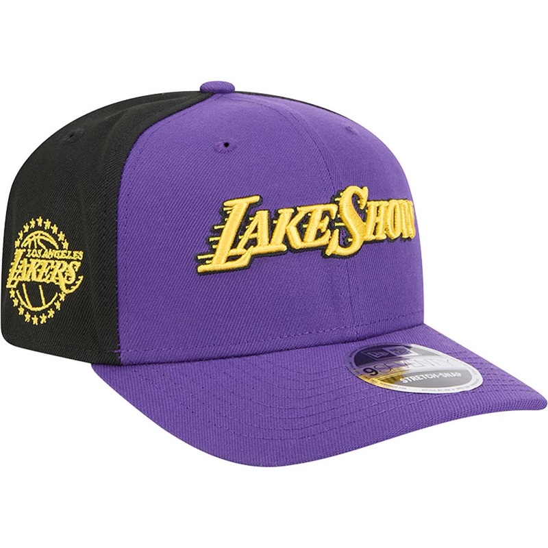 NBA Los Angeles Lakers New Era 2024/25 City Edition 9SEVENTY Stretch Snapback Hat – Purple