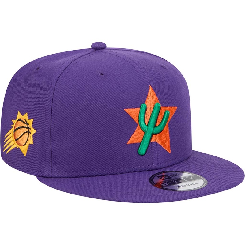 NBA Phoenix Suns New Era 2024/25 City Edition Alternate 9FIFTY Snapback Hat – Purple