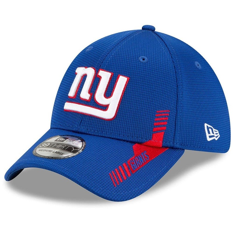 New York Giants New Era NFL 2021 Sideline Home 39THIRTY Flex Fit Hat – Blue