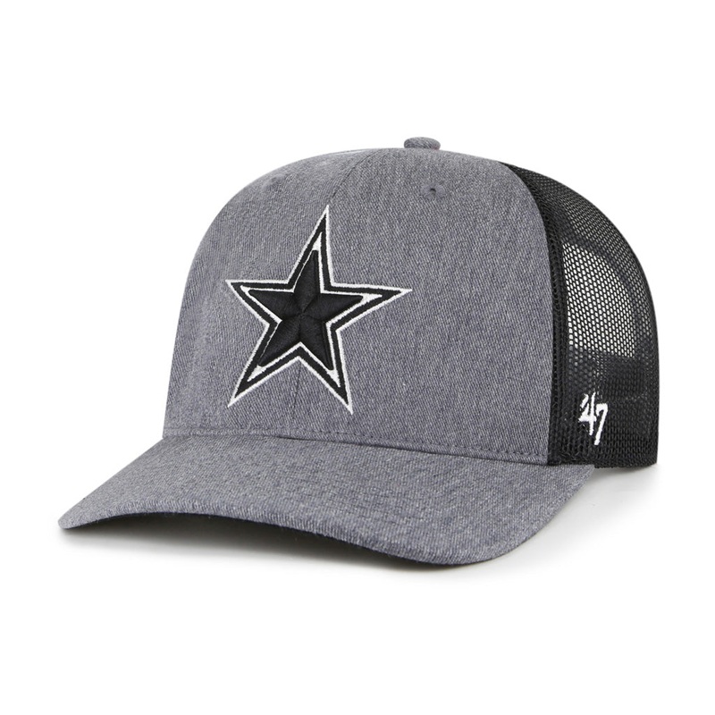 NFL Dallas Cowboys ’47 Carbon Trucker Snapback Hat – Charcoal