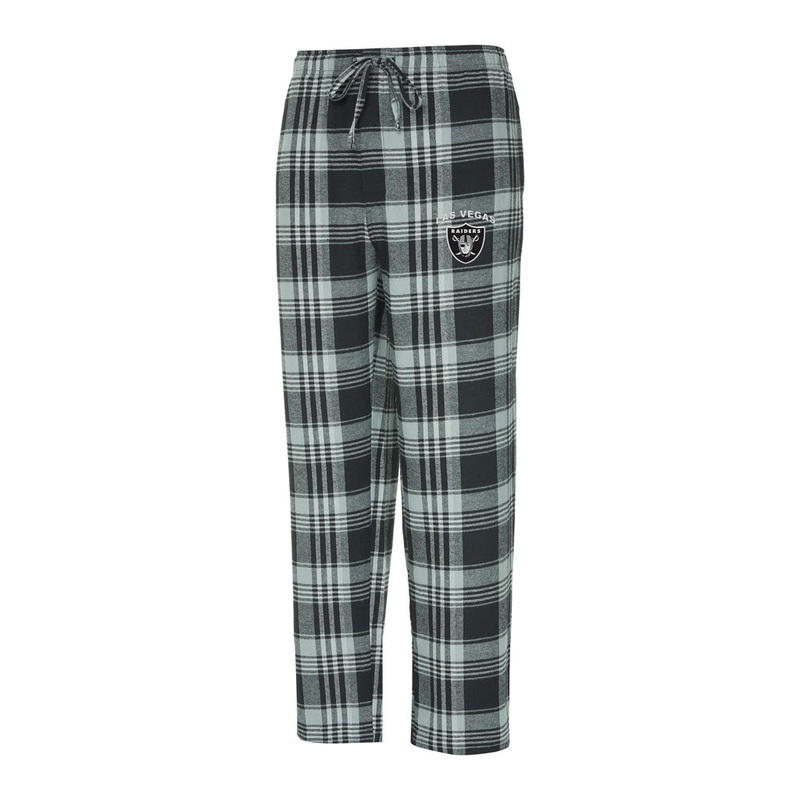 NFL Las Vegas Raiders College Concepts Region Plaid Sleep Pants