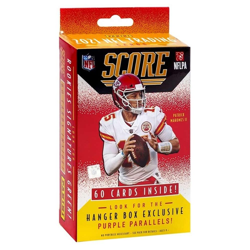 2021 NFL Panini Score Football Hanger Trading Card Box – 60 Cards
