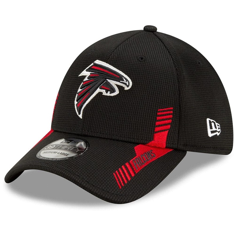 Atlanta Falcons New Era NFL 2021 Sideline Home 39THIRTY Flex Fit Hat – Black