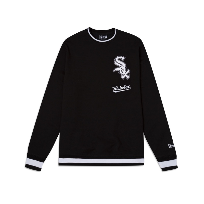 Chicago White Sox Logo Select Black Crewneck