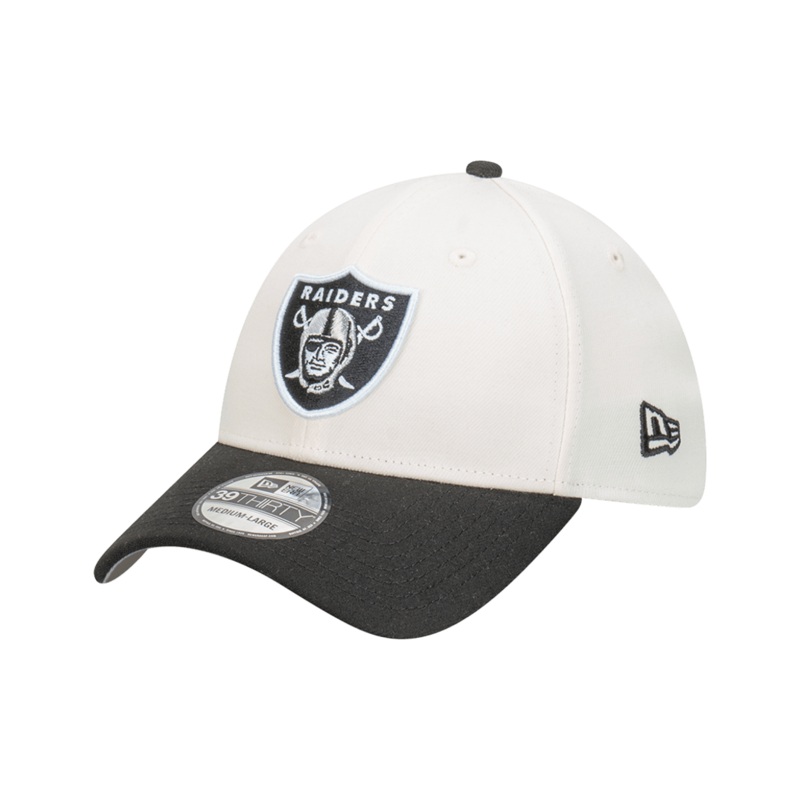 Las Vegas Raiders New Era NFL Team 2T 39THIRTY Stretch-Fit Hat – Chrome