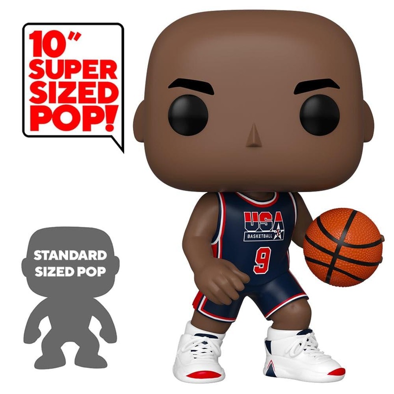 Michael Jordan USA Dream Team Funko Pop Jumbo 10″ 117 Figure – Navy