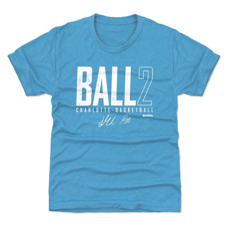Youths LaMelo Ball Charlotte Hornets 500 Level NBA Elite T-Shirt – Turquoise