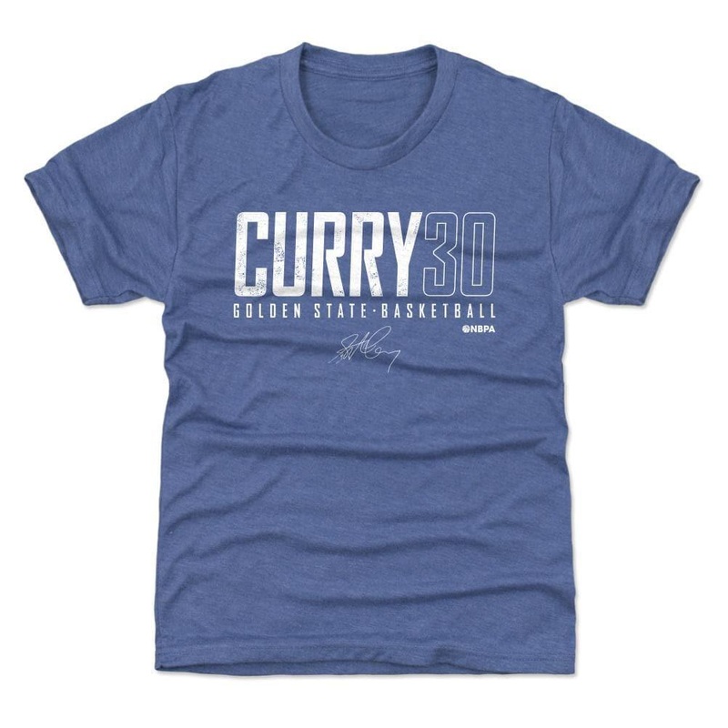 Youths Steph Curry Golden State Warriors 500 Level NBA Elite Tri-Blend T-Shirt – Blue