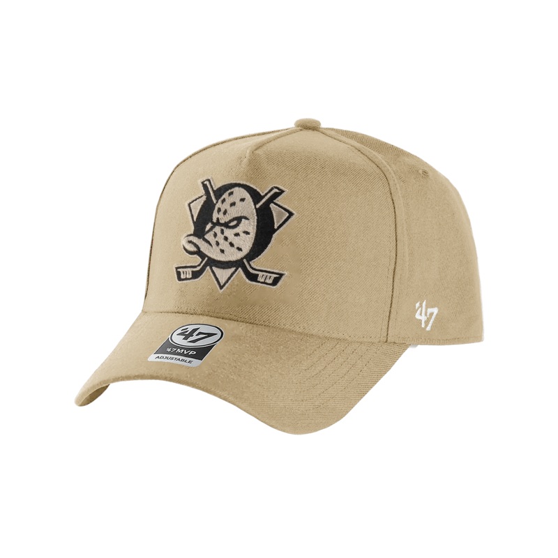Anaheim Ducks ’47 NHL Tonal MVP DT Snapback Hat – Khaki