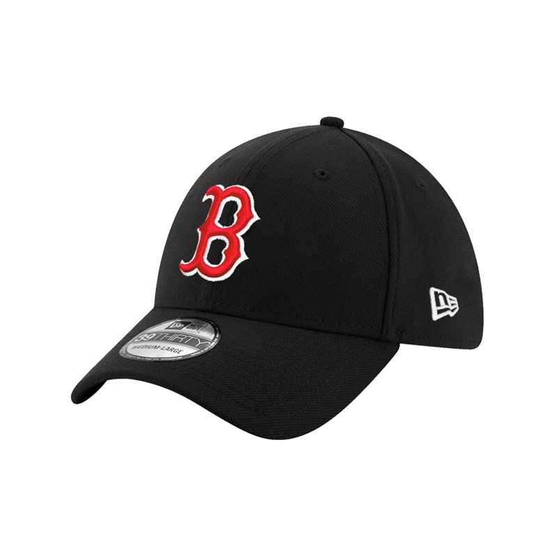 Boston Red Sox New Era MLB Team 39THIRTY Stretch-Fit Hat – Black