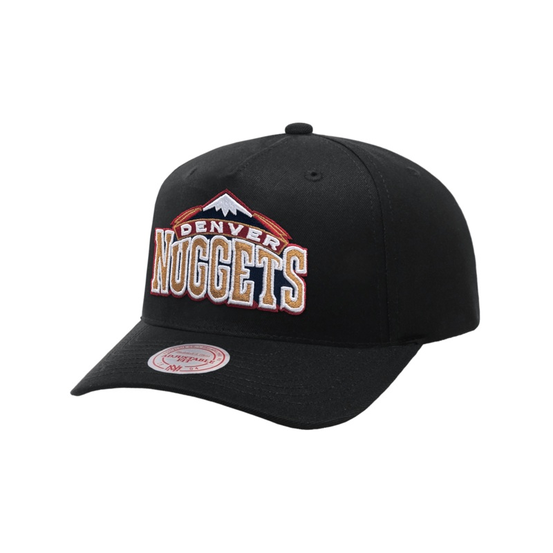 Denver Nuggets Mitchell & Ness NBA HWC MVP Snapback Hat – Black