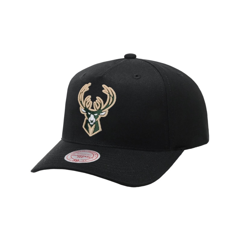 Milwaukee Bucks Mitchell & Ness NBA HWC MVP Snapback Hat – Black