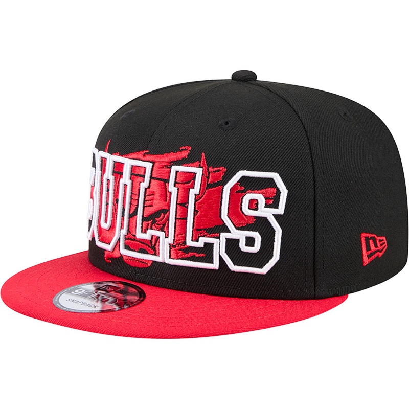 NBA Chicago Bulls New Era Splatter 9FIFTY Snapback Hat – Black
