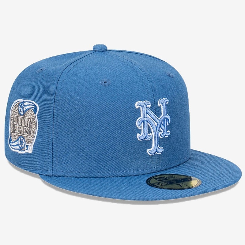 New York Mets New Era MLB Subway Series 59FIFTY Fitted Hat – Blue