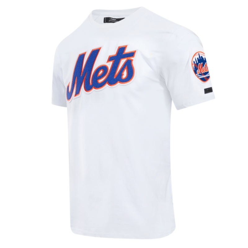 New York Mets Pro Standard MLB Classic Chenille T-Shirt – White