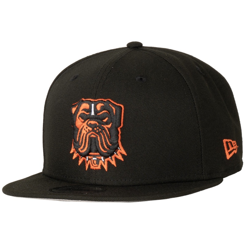 NFL Cleveland Browns New Era Team Color Pop 9FIFTY Snapback Hat – Black