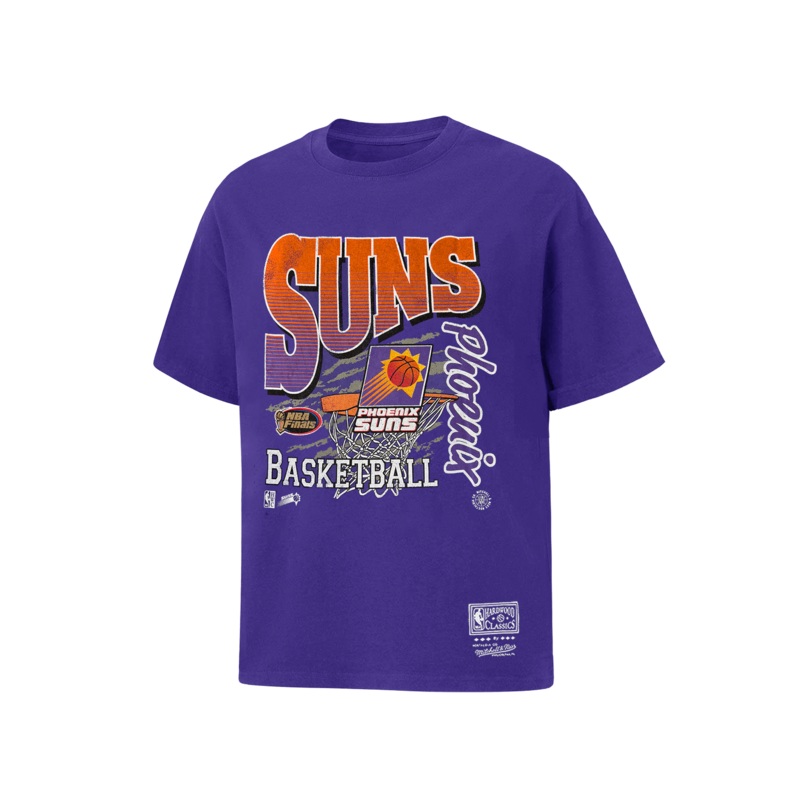 Phoenix Suns Mitchell & Ness NBA Basketed Vintage T-Shirt – Suns Purple