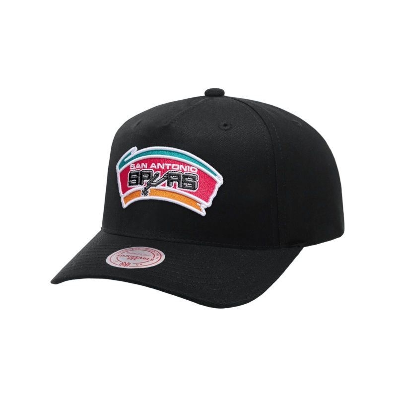 San Antonio Spurs Mitchell & Ness NBA HWC MVP Snapback Hat – Black