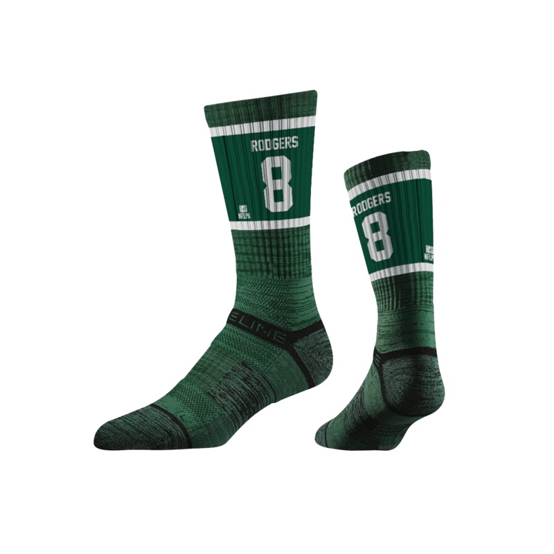 Aaron Rodgers New York Jets Strideline NFL Jersey Premium Sub Crew Socks