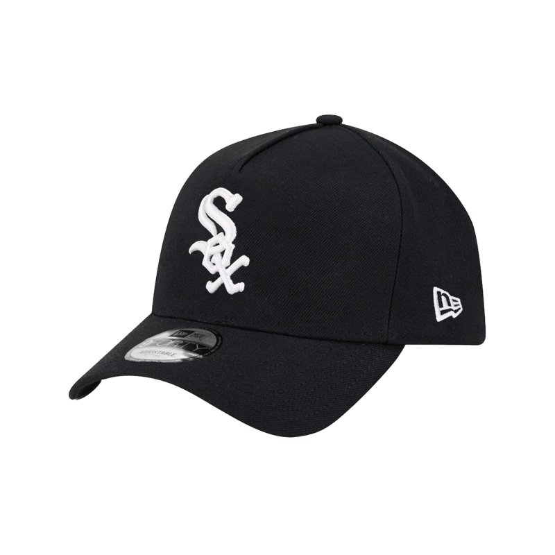 Chicago White Sox New Era MLB Team 9FORTY A-Frame Snapback Hat – Black