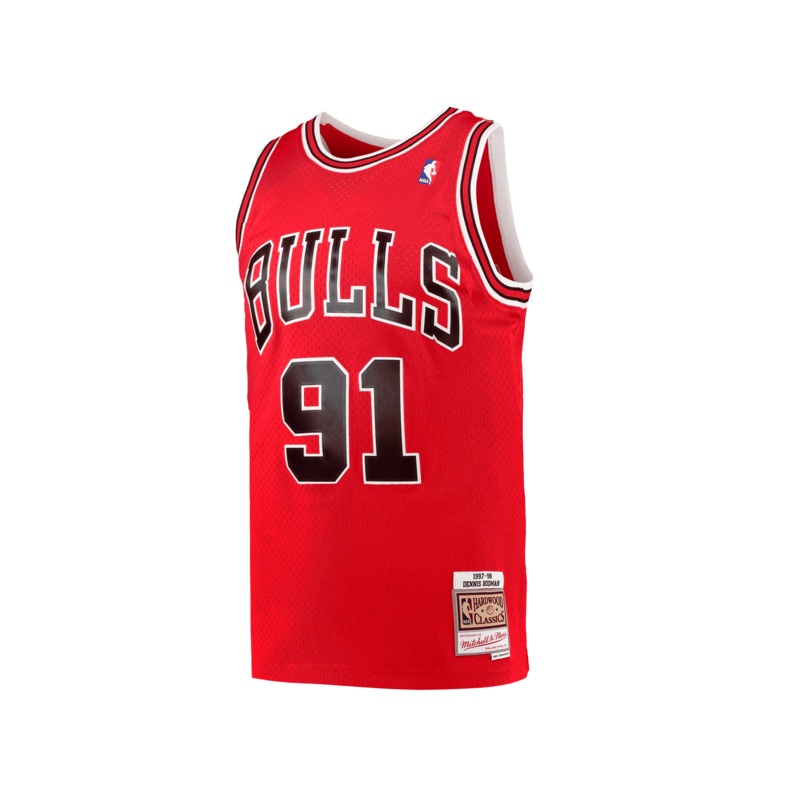 Dennis Rodman Chicago Bulls Mitchell & Ness NBA 97 Swingman Jersey – Red