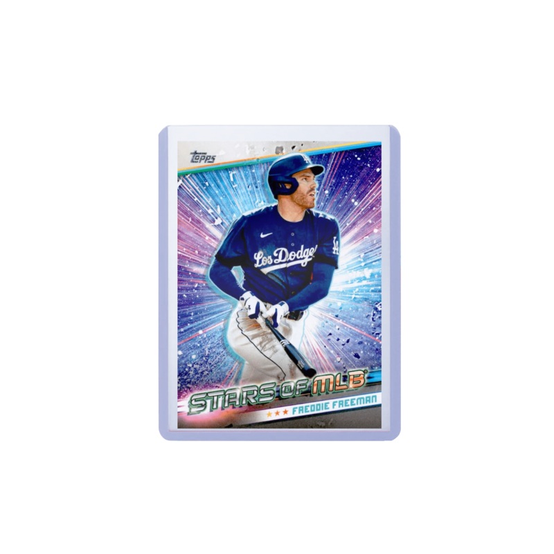 Freddie Freeman Los Angeles Dodgers Topps MLB 24 Stars Of The MLB Card