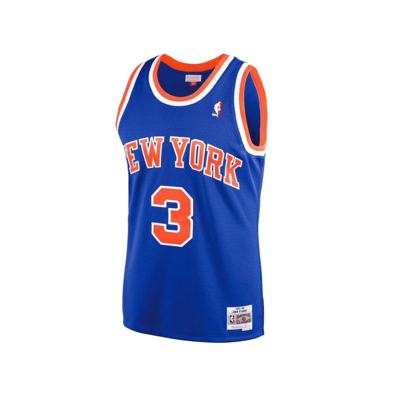 John Starks New York Knicks Mitchell & Ness NBA 91-92 Swingman Jersey – Blue