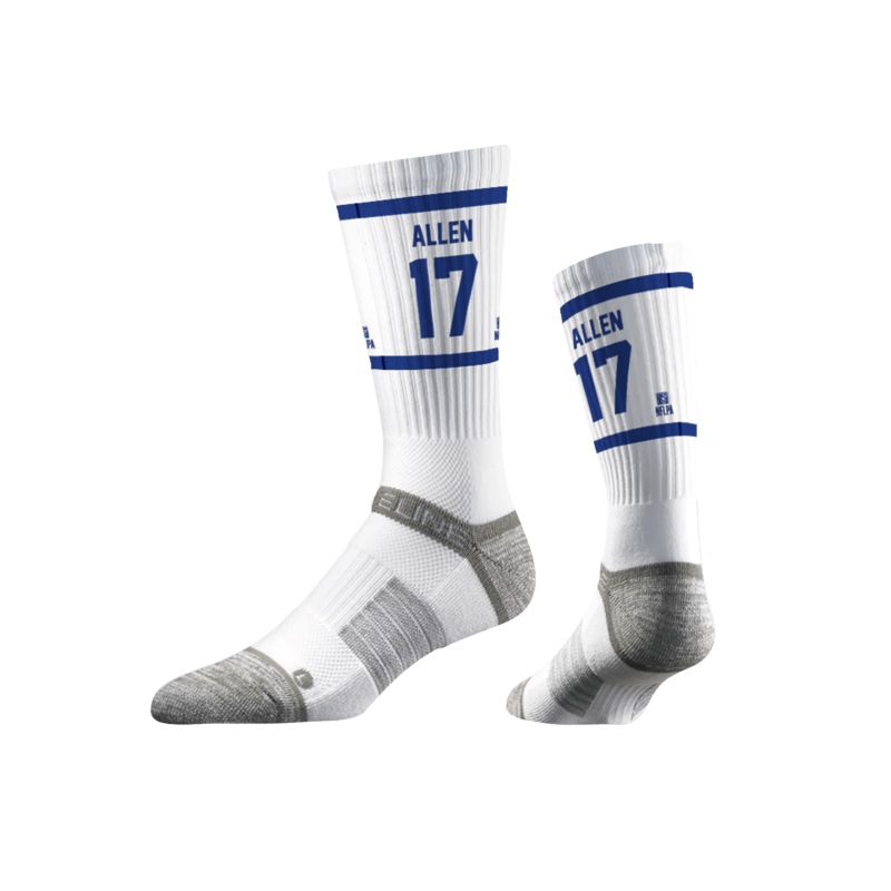 Josh Allen Buffalo BIlls Strideline NFL Jersey Premium Sub Crew Socks