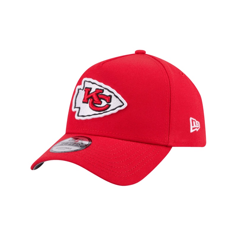 Kansas City Chiefs New Era NFL Team 9FORTY A-Frame Snapback Hat – Red