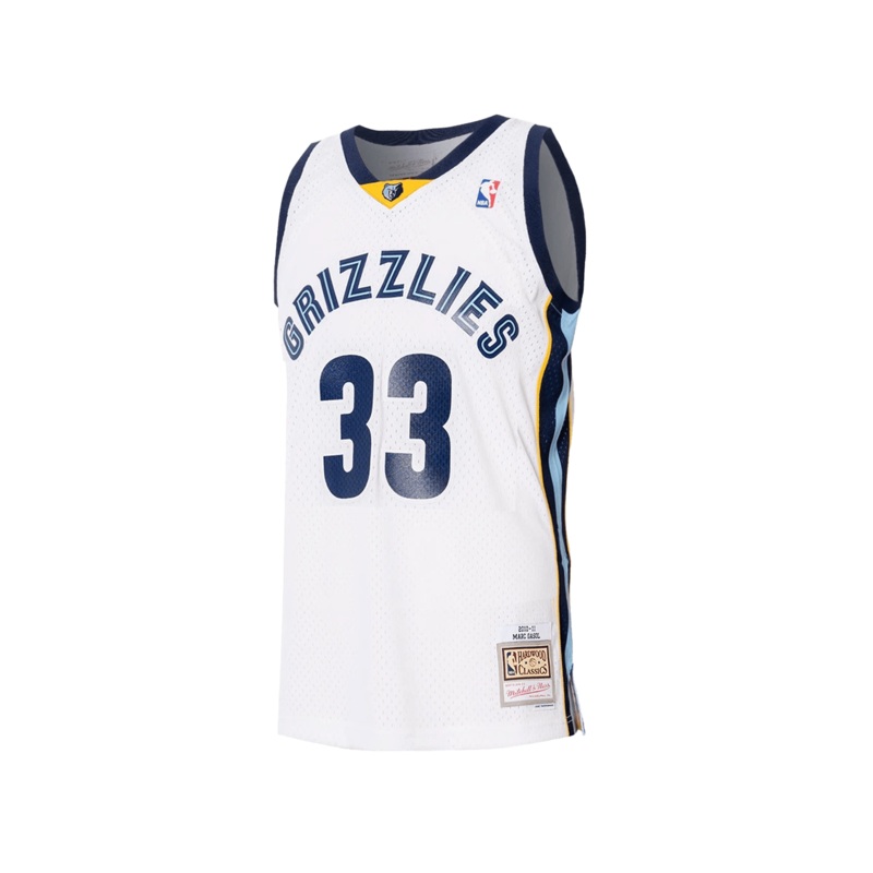 Marc Gasol Memphis Grizzlies Mitchell & Ness NBA 10-11 Home Swingman Jersey – White