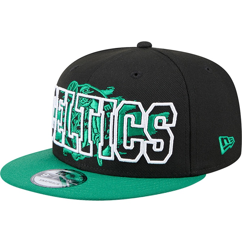NBA Boston Celtics New Era Splatter 9FIFTY Snapback Hat – Black