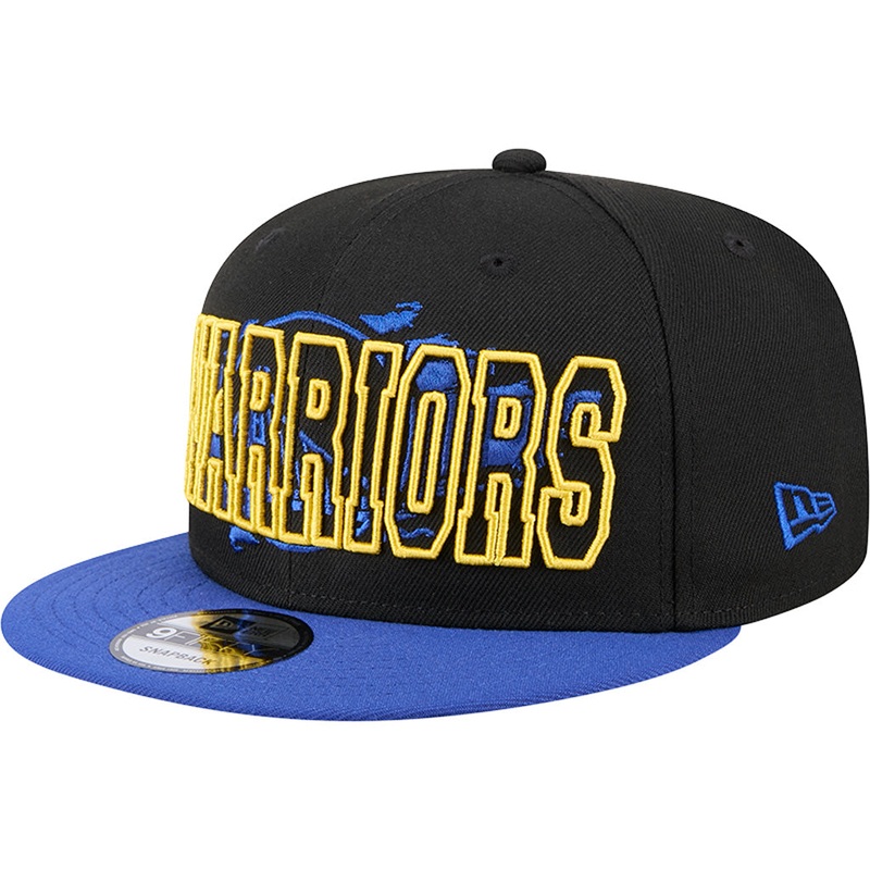 NBA Golden State Warriors New Era Splatter 9FIFTY Snapback Hat – Black