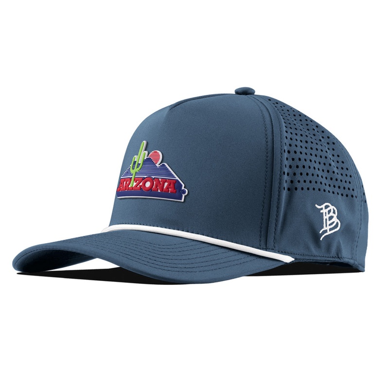NCAA Arizona Wildcats Branded Bills 5 Panel Vault Cactus Logo Rope Adjustable Snapback Hat – Navy