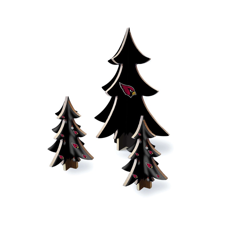 NFL Arizona Cardinals Fan Creations Desktop Tree Set