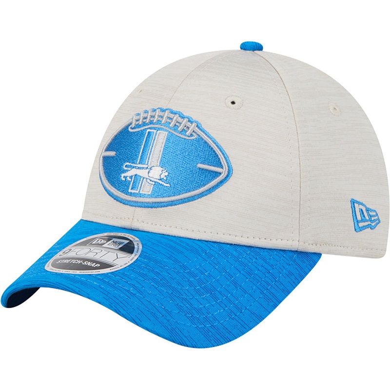 NFL Detroit Lions 2024/25 Two Tone Sideline Historic 9FORTY Stretch-Snap Adjustable Hat