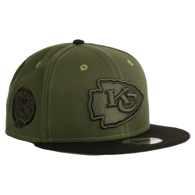 NFL Kansas City Chiefs New Era Two-Tone Flying Tiger 9FIFTY Hat – Green