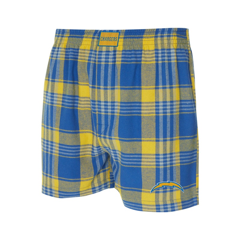 NFL Los Angeles Chargers College Concepts Region Boxer Shorts – Blue