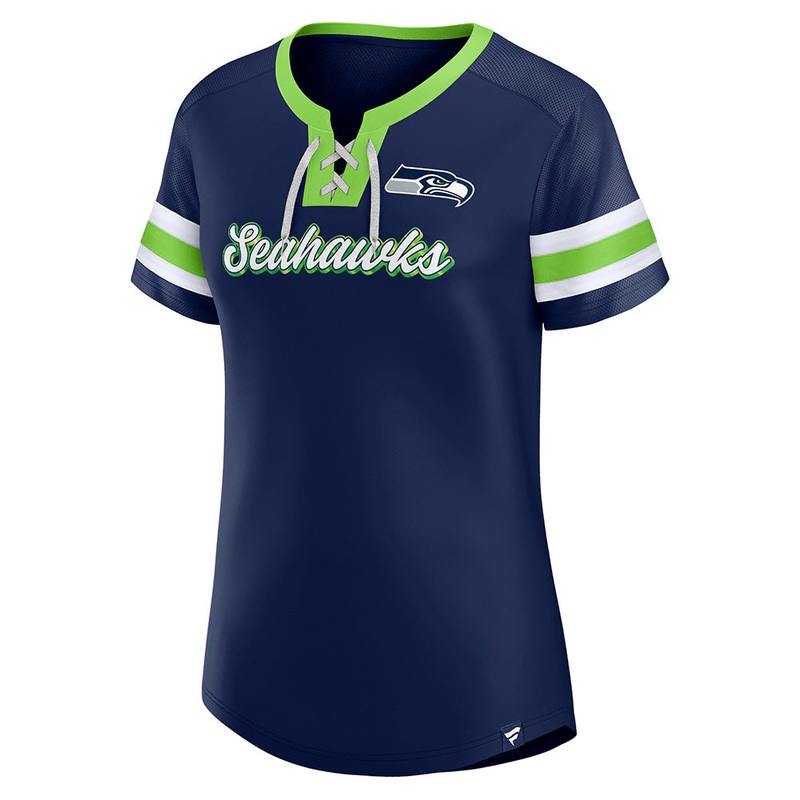 NFL Seattle Seahawks Women’s Fanatics Original State Lace-Up Top