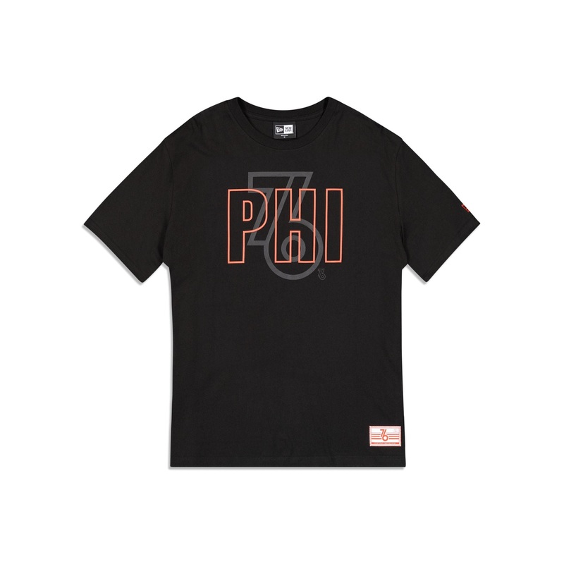 Philadelphia 76ers 2023 City Edition Black T-Shirt