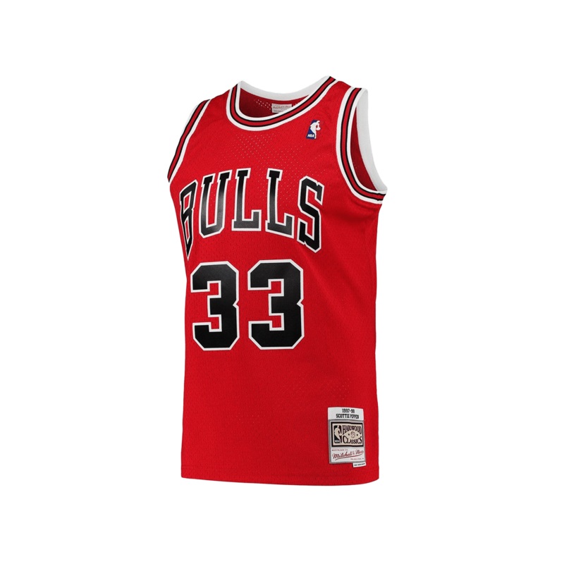 Scottie Pippen Chicago Bulls Mitchell & Ness NBA 97-98 Road Swingman Jersey – Red