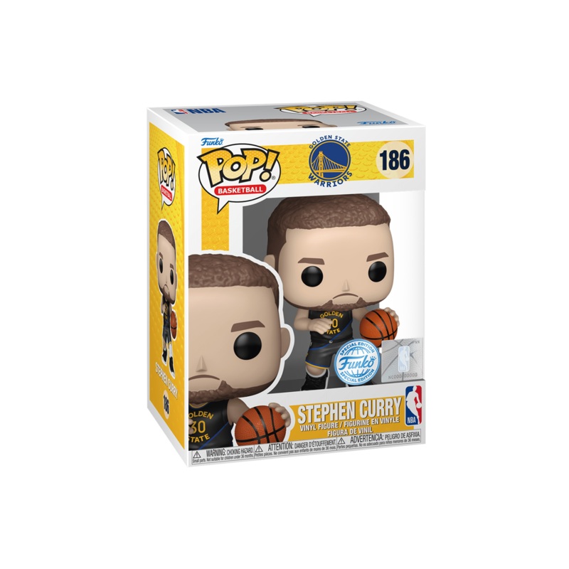 Steph Curry Golden State Warriors Funko NBA 186 Pop Vinyl Figure